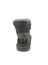 Lade das Bild in den Galerie-Viewer, OB5806 Grey OOG Damen Mini Leder Boots