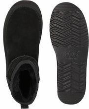 Lade das Bild in den Galerie-Viewer, OB5888 Black OOG Damen Leder Boots mit Teddyfell