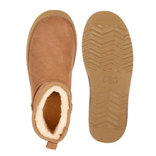 Lade das Bild in den Galerie-Viewer, OB5888 Camel OOG Damen Leder Boots mit Teddyfell