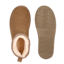 Lade das Bild in den Galerie-Viewer, OB5889 Khaki OOG Ultra Mini Damen Leder Boots