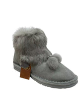 Lade das Bild in den Galerie-Viewer, OB5926 Grey OOG Damen Leder Boots