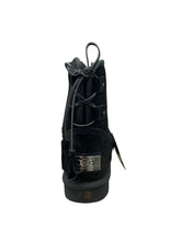Lade das Bild in den Galerie-Viewer, OB62661 Black OOG Damen Leder Boots mit Schleife