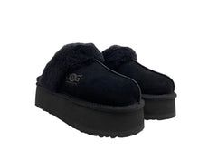 Lade das Bild in den Galerie-Viewer, OBTC044 Mini OOG Design Slippers aus Leder für Damen