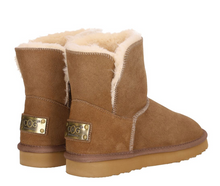 Lade das Bild in den Galerie-Viewer, OB5804 OOG Khaki Damen Leder Boots Camel EU