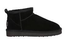 Lade das Bild in den Galerie-Viewer, OB5889 Black OOG Ultra Mini Damen Leder Boots EU