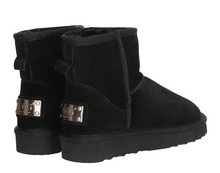 Lade das Bild in den Galerie-Viewer, OB58541 Black OOG Mini Damen Leder Boots EU