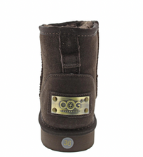 Lade das Bild in den Galerie-Viewer, OB58541 Mokka OOG Mini Damen Leder Boots EU