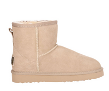 Lade das Bild in den Galerie-Viewer, OB58541 Beige OOG Mini Damen Leder Boots EU