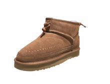 Lade das Bild in den Galerie-Viewer, OB5110 Camel OOG Damen Leder Boots mit Teddyfell EU