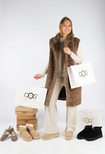 Lade das Bild in den Galerie-Viewer, OB59031 Camel OOG Damen Leder Boots mit Teddyfell EU