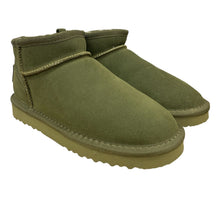 Lade das Bild in den Galerie-Viewer, OB5889 Green OOG Ultra Mini Damen Leder Boots