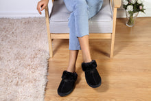 Lade das Bild in den Galerie-Viewer, Willow Hausschuhe Black-Black