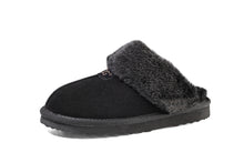 Lade das Bild in den Galerie-Viewer, Willow Hausschuhe Black-Black