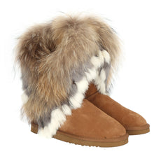 Lade das Bild in den Galerie-Viewer, OB8020 Camel OOG Damen Fellboots