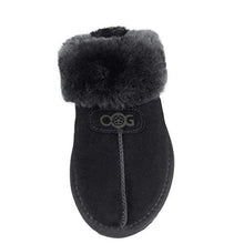 Lade das Bild in den Galerie-Viewer, OOG COZY HOME Herren Hausschuhe (OBTC22 Camel und Black), echtes Leder