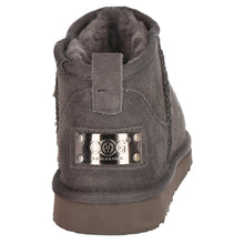 Lade das Bild in den Galerie-Viewer, OB5889 Grey OOG Ultra Mini Damen Leder Boots
