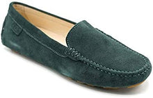 Lade das Bild in den Galerie-Viewer, OOG Damen Klassisch Wildleder Krawatte Penny Loafers Gemütlich Handgefertigt Damen Mokassins Slippers