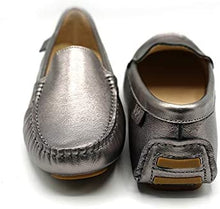 Lade das Bild in den Galerie-Viewer, OOG Damen Klassisch Wildleder Krawatte Penny Loafers Gemütlich Handgefertigt Damen Mokassins Slippers