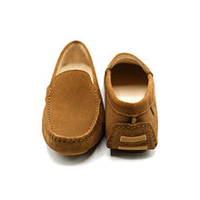 Lade das Bild in den Galerie-Viewer, OOG Damen Klassisch Wildleder Krawatte Penny Loafers Gemütlich Handgefertigt Damen Mokassins Slippers