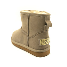 Lade das Bild in den Galerie-Viewer, OB58541 Khaki OOG Mini Damen Leder Boots