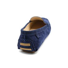 Lade das Bild in den Galerie-Viewer, OOG Damen Klassisch Wildleder Krawatte Penny Loafers Gemütlich Handgefertigt Damen Mokassins Slippers