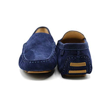 Lade das Bild in den Galerie-Viewer, OOG Damen Klassisch Wildleder Krawatte Penny Loafers Gemütlich Handgefertigt Damen Mokassins Slippers