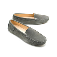 Lade das Bild in den Galerie-Viewer, OOG Damen Klassisch Wildleder Krawatte Penny Loafers Gemütlich Handgefertigt Damen Mokassins Slippers