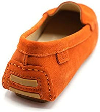 Lade das Bild in den Galerie-Viewer, OOG Damen Klassisch Wildleder Krawatte Penny Loafers Gemütlich Handgefertigt Damen Mokassins Slippers