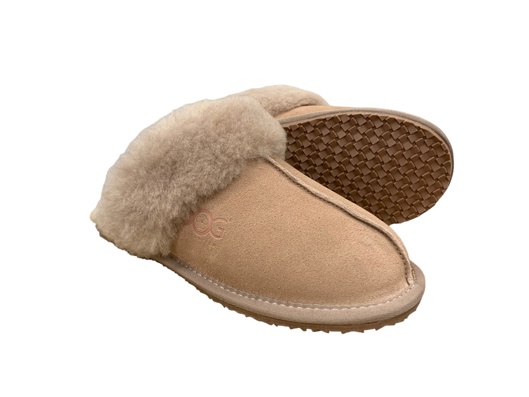 OOG COZY HOME Damen Hausschuhe mit Echt-Leder (OBTC084)