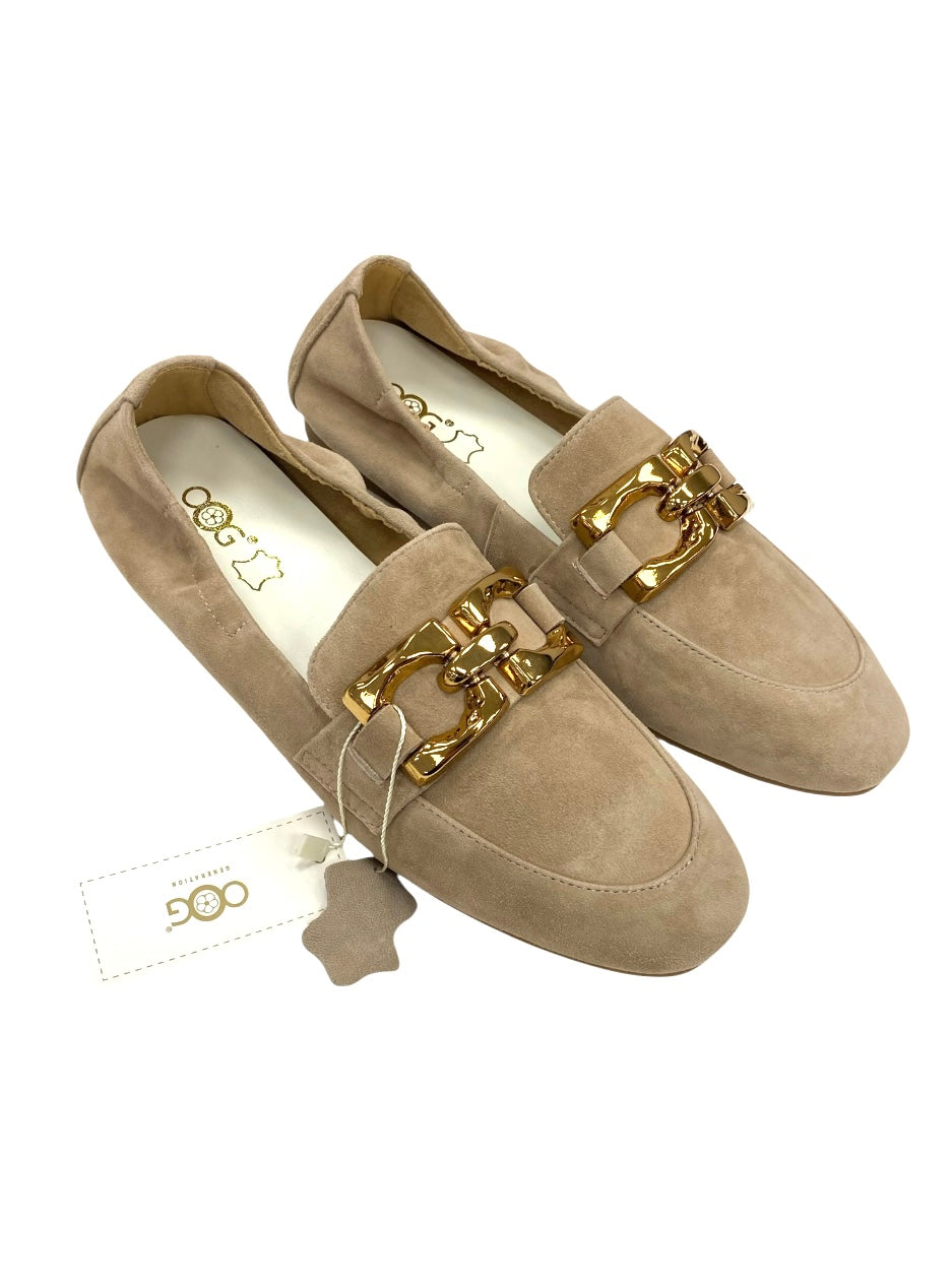 AQ100 OOG Damen Mokassins