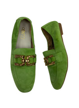 Lade das Bild in den Galerie-Viewer, AQ100 Green OOG Damen Mokassins
