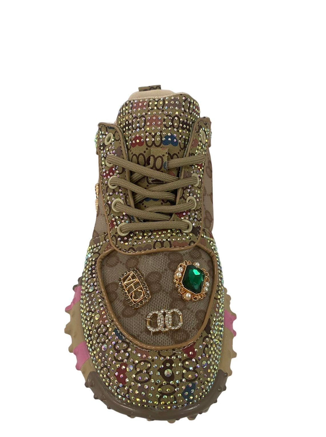 AQ720 Brown OOG Damen Sneaker (EU)