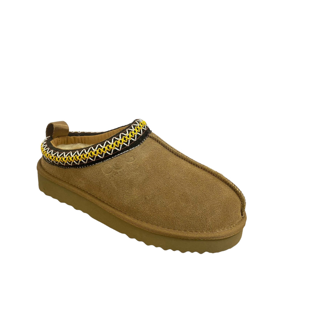 OBTC16 Camel OOG Cozy Hausschuhe uas Echten Leder