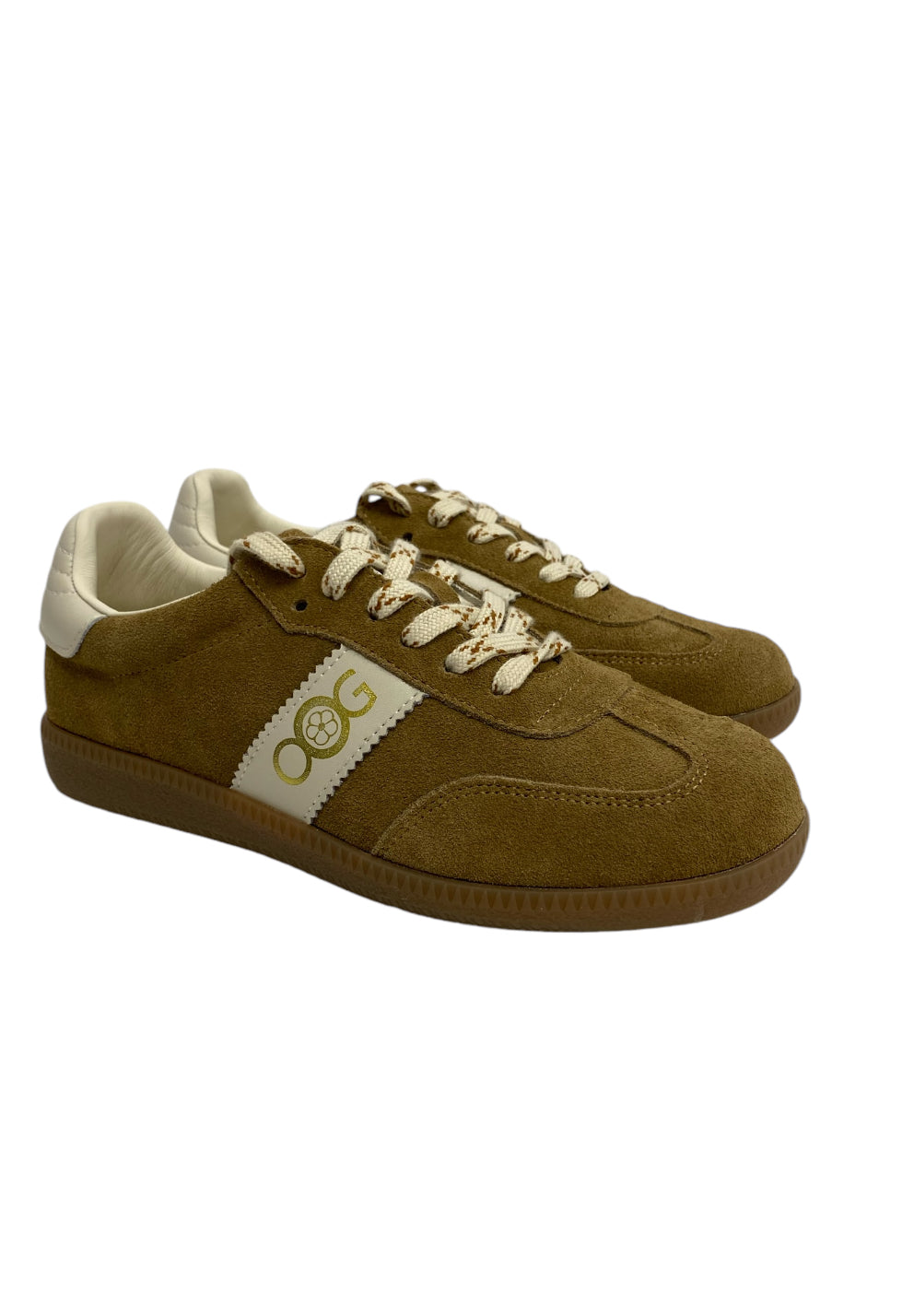 OS1814 Camel OOG Leder Sneakers