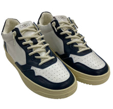 Lade das Bild in den Galerie-Viewer, OS1811 Navy OOG Leder Sneaker
