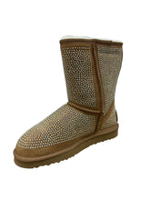Lade das Bild in den Galerie-Viewer, OB5825084 Camel OOG Damen Classic Leder Boots mit Strass
