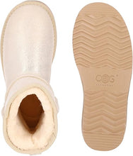 Lade das Bild in den Galerie-Viewer, OB58541 Smoke Beige OOG Mini Damen Leder Boots
