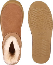 Lade das Bild in den Galerie-Viewer, OB5864 Camel OOG Leather Boots with Plateau EU

