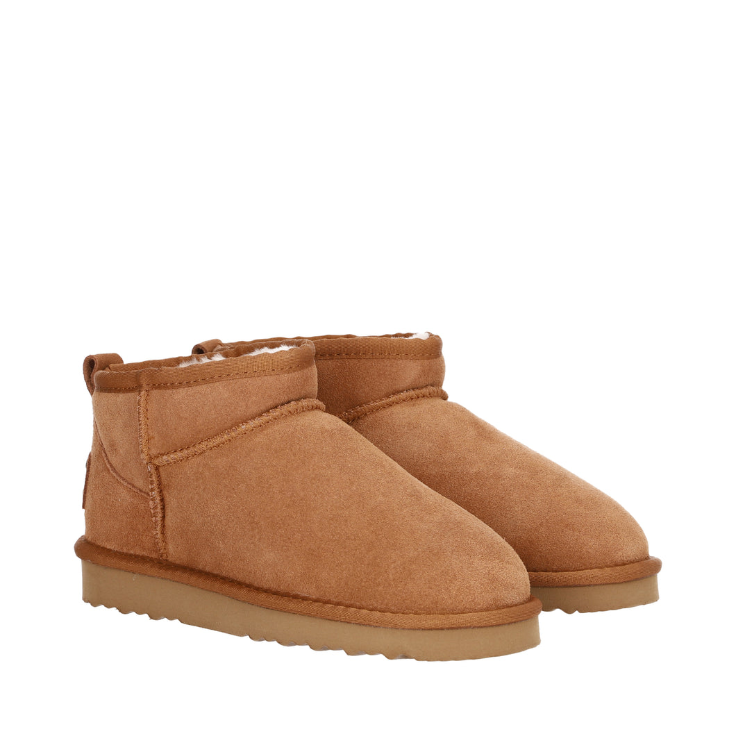 OB5889 Camel OOG Ultra Mini Damen Leder Boots