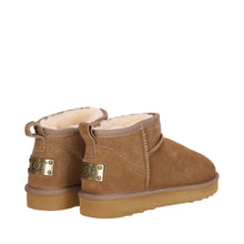 Lade das Bild in den Galerie-Viewer, OB5889 Khaki OOG Ultra Mini Damen Leder Boots
