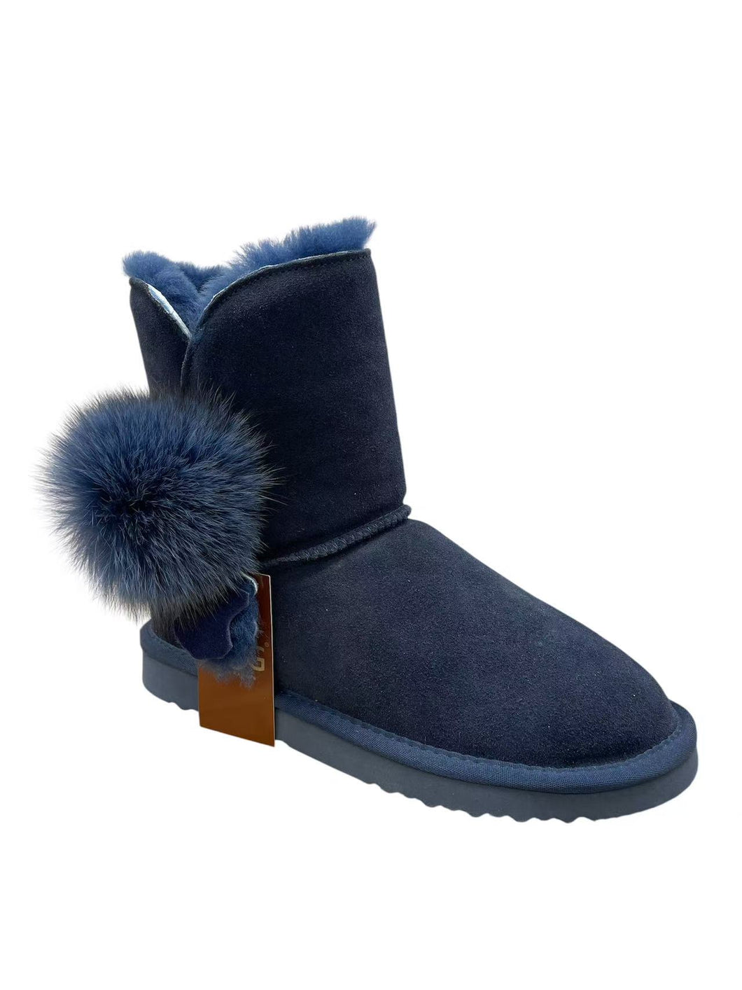 OB5907 Blue OOG Damen Leder Boots