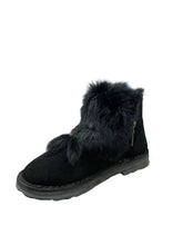 Lade das Bild in den Galerie-Viewer, OB5926 Black OOG Damen Leder Boots
