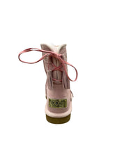 Lade das Bild in den Galerie-Viewer, OB62661 Rosa OOG Damen Leder Boots mit Schleife
