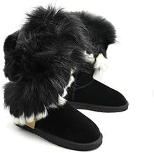 Lade das Bild in den Galerie-Viewer, OB8018 Black/Black OOG Damen Leder Boots
