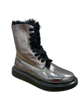 Lade das Bild in den Galerie-Viewer, OB9902 Black Metalic OOG Damen Leder Boots
