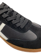 Lade das Bild in den Galerie-Viewer, OS1809 Black OOG Leder Sneakers
