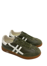 Lade das Bild in den Galerie-Viewer, OS1809 Olive OOG Leder Sneakers
