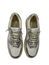 Lade das Bild in den Galerie-Viewer, OS1811 White/Silver OOG Leder Sneaker
