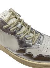 Lade das Bild in den Galerie-Viewer, OS1811 White/Silver OOG Leder Sneaker

