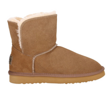 Lade das Bild in den Galerie-Viewer, OB5804 OOG Khaki Damen Leder Boots Camel EU
